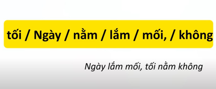 Thử tài tiếng Việt: Sắp xếp các từ sau thành câu có nghĩa (P15)- Ảnh 2.
