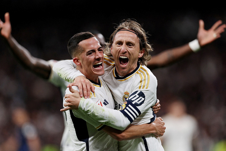 Luka Modric tỏa sáng kịp thời giúp Real Madrid giành chiến thắng - Ảnh: REUTERS