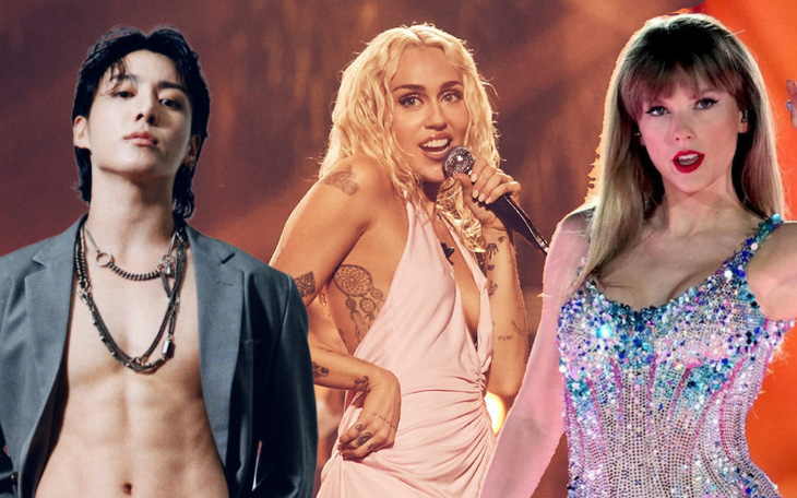Jungkook cùng Miley Cyrus, Taylor Swift trong Top 10 bài hát bán chạy nhất 2023