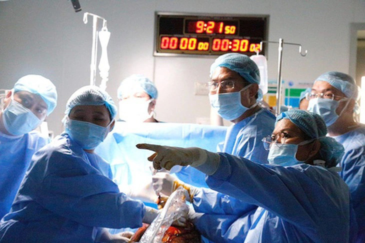 Kỹ thuật thông tim trong bào thai được đạt Giải thưởng Thành tựu y khoa Việt Nam năm 2023 - Ảnh: Bệnh viện cung cấp