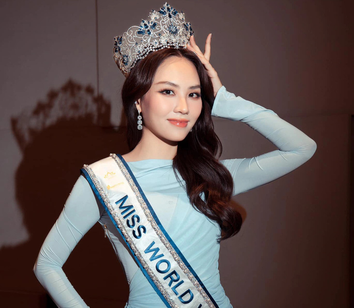 Hoa hậu Mai Phương được các chuyên trang sắc đẹp dự đoán chiến thắng Miss World 2024 - Ảnh: Facebook nhân vật