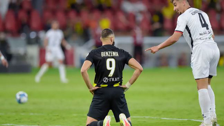 Benzema đang trải qua giai đoạn khó khăn ở Saudi Pro League - Ảnh: Getty