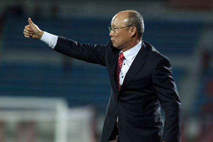 HLV Park Hang Seo có thể dẫn dắt đội tuyển Hàn Quốc ở hai trận gặp Thái Lan sắp tới - Ảnh: PBWORKS