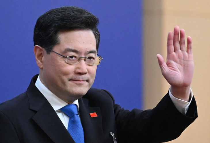 Cựu ngoại trưởng Trung Quốc Tần Cương - Ảnh: AFP