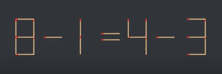 Thử tài IQ: Di chuyển một que diêm để 5+7=1+9 thành phép tính đúng- Ảnh 3.