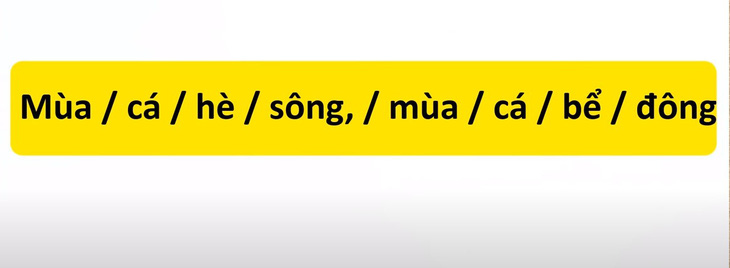 Thử tài tiếng Việt: Sắp xếp các từ sau thành câu có nghĩa (P17)- Ảnh 3.