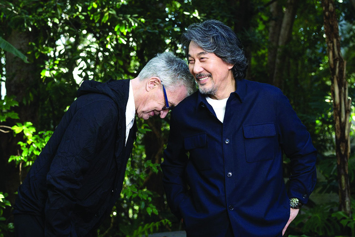 Đạo diễn Wim Wenders và diễn viên Koji Yakusho