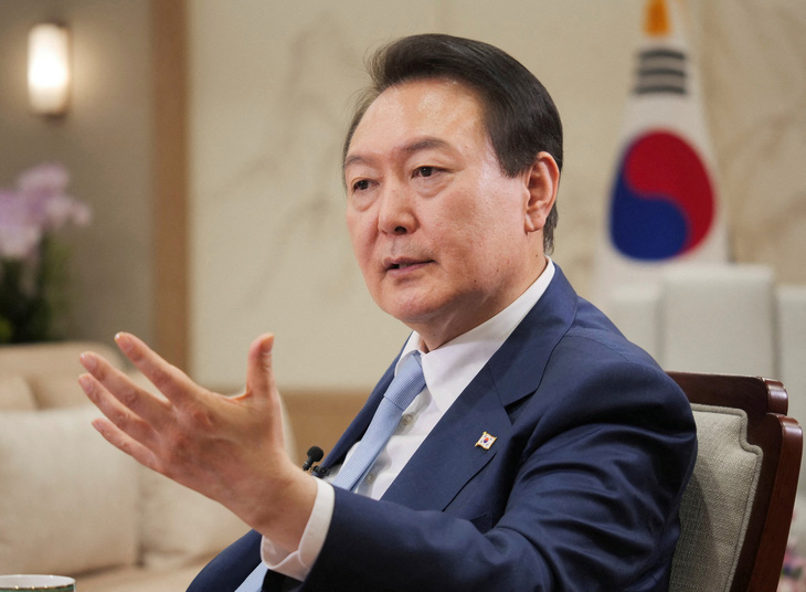 Tổng thống Hàn Quốc Yoon Suk Yeol - Ảnh: REUTERS