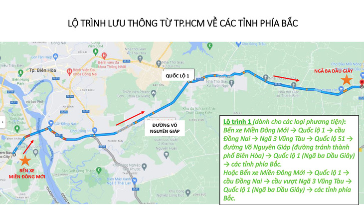 Hướng dẫn lộ trình đi các tỉnh thành tránh kẹt xe dịp Tết- Ảnh 1.