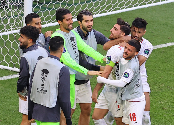 Iran giành chiến thắng nghẹt thở trước Nhật Bản ở tứ kết Asian Cup 2023 - Ảnh: REUTERS