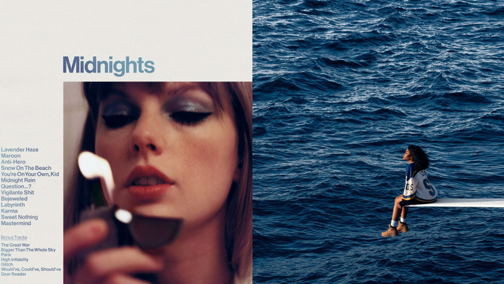 Midnights của Taylor Swift và SOS của SZA được đánh giá cao