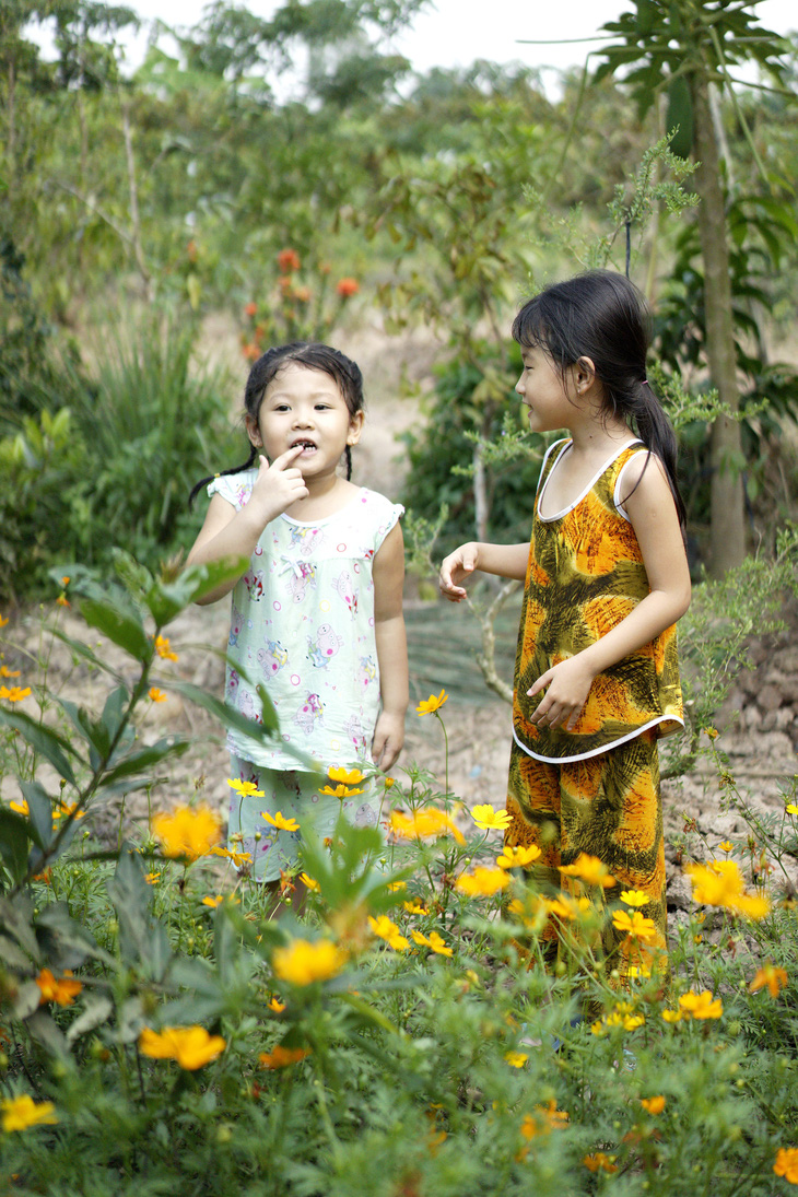 Vườn quê ngày Tết giòn rụm cái nắng và những nụ cười - Ảnh: MINH PHÚC