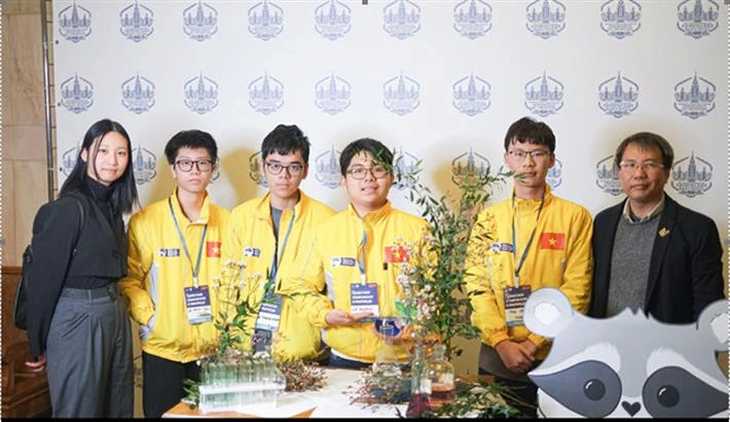 Đội tuyển Việt Nam tham dự vòng chung kết Olympic dự án hóa học năm 2024 - Nguồn: Bộ Giáo dục và Đào tạo
