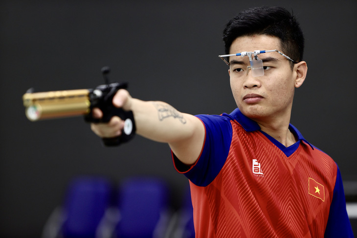 Nhà vô địch Asiad 19 Phạm Quang Huy không thể giành suất dự Olympic Paris 2024 - Ảnh: NGUYỂN KHÁNH