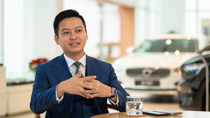 Nguyễn Ngọc Quyết - người bán nhiều xe Volvo nhất Việt Nam trong 7 năm liên tiếp - Ảnh: LÊ HOÀNG