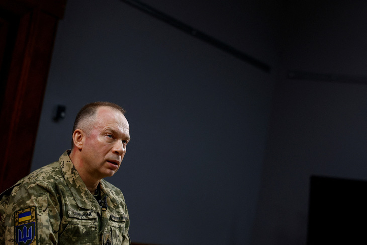 Tướng Oleksandr Syrsky lên nắm quyền quân đội giữa thời điểm Ukraine trông chờ chiến lược mới để đối phó với Nga - Ảnh: Reuters
