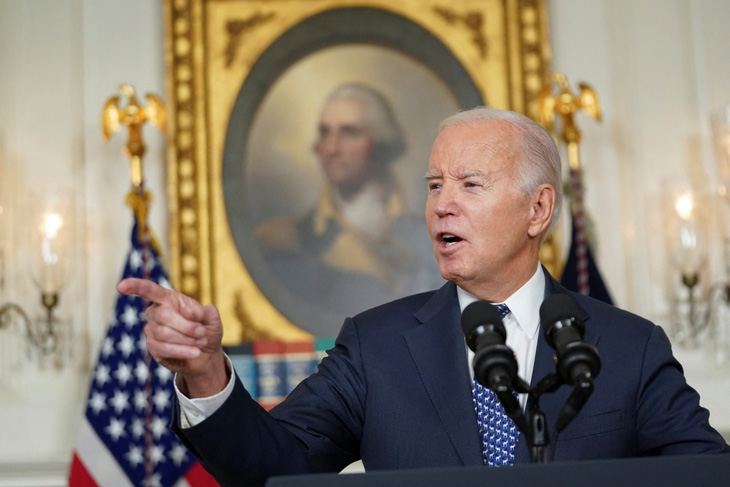 Ông Joe Biden khẳng định ông là người phù hợp nhất để làm tổng thống Mỹ - Ảnh: Reuters