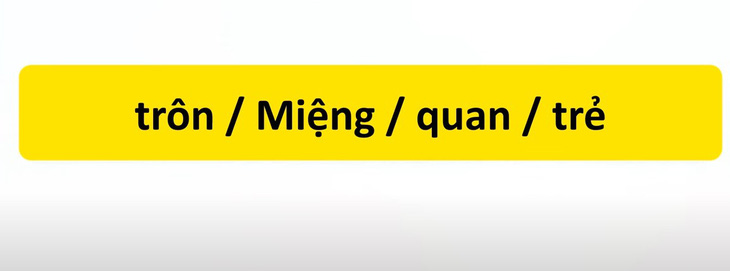 Thử tài tiếng Việt: Sắp xếp các từ sau thành câu có nghĩa (P18)- Ảnh 1.