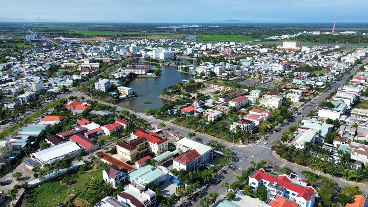 Theo quy hoạch, tỉnh Quảng Nam sẽ sáp nhập huyện Tam Kỳ và Núi Thành phát triển thành đô thị loại 1- Ảnh: LÊ TRUNG