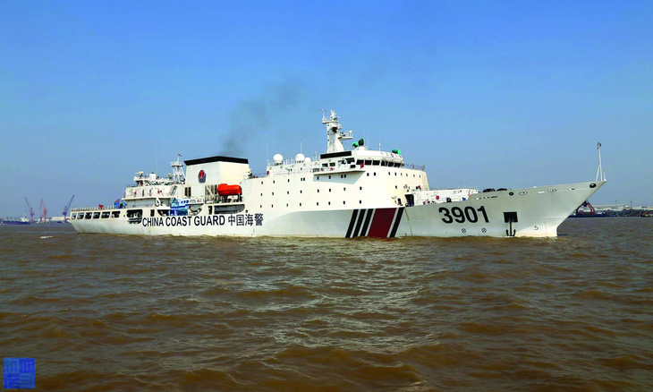 Tàu hải cảnh khổng lồ của Trung Quốc 3901. Ảnh: China Defense