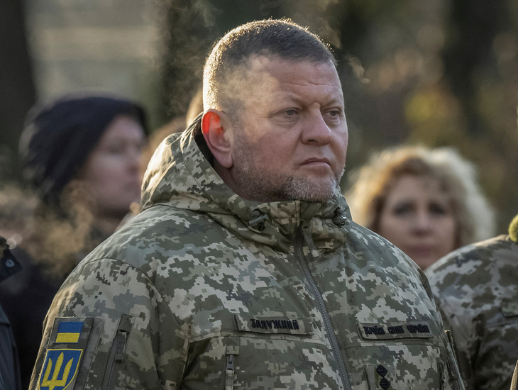 Cựu tổng tư lệnh các lực lượng vũ trang Ukraine Valery Zaluzhny - Ảnh: REUTERS