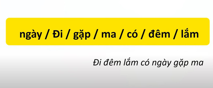 Thử tài tiếng Việt: Sắp xếp các từ sau thành câu có nghĩa (P28)- Ảnh 4.