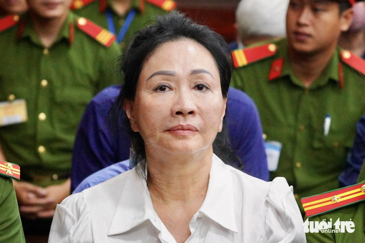 Bị cáo Trương Mỹ Lan tại phiên xử ngày 11-3 - Ảnh: HỮU HẠNH