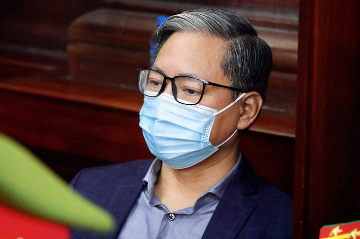 Bị cáo Nguyễn Cao Trí tại phiên tòa sáng 11-3 - Ảnh: HỮU HẠNH