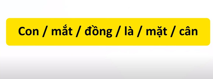 Thử tài tiếng Việt: Sắp xếp các từ sau thành câu có nghĩa (P31)- Ảnh 1.