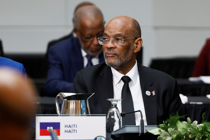 Thủ tướng Haiti Ariel Henry dự hội nghị thượng đỉnh Canada - CARICOM tại Ottawa, Canada vào ngày 18-10-2023 - Ảnh: REUTERS