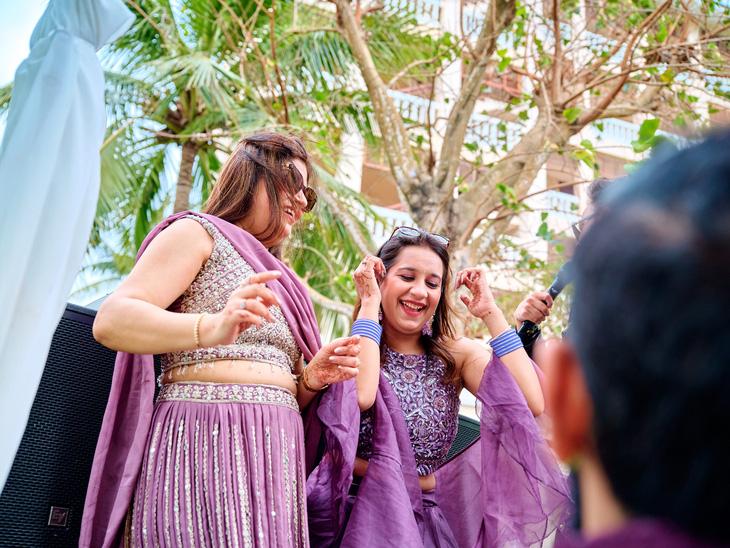 Du khách Ấn Độ trong một đám cưới hạng sang được tổ chức ở Đà Nẵng tháng 3-2024 - Ảnh: T.T