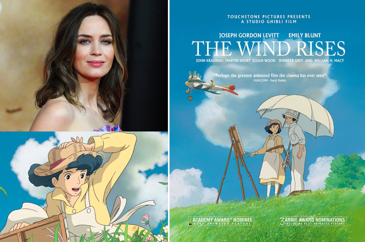 'The Wind Rises' (2013) cũng đã nhận được đề cử Giải Oscar cho Phim hoạt hình hay nhất năm 2013. Studio đã 'chào mời', tranh thủ tài năng của dàn diễn viên lồng tiếng toàn ngôi sao thời điểm đó như Emily Blunt, Joseph Gordon Levitt, William H. Macy, Stanley Tucci... giúp bộ phim được cộng đồng quốc tế quan tâm hơn.