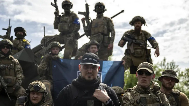 Chiến dịch ở biên giới do Quân đoàn Tự do Nga thực hiện cùng hai lực lượng khác có trụ sở tại Ukraine: Quân đoàn tình nguyện Nga và Tiểu đoàn Siberia - Ảnh: ANADOLU