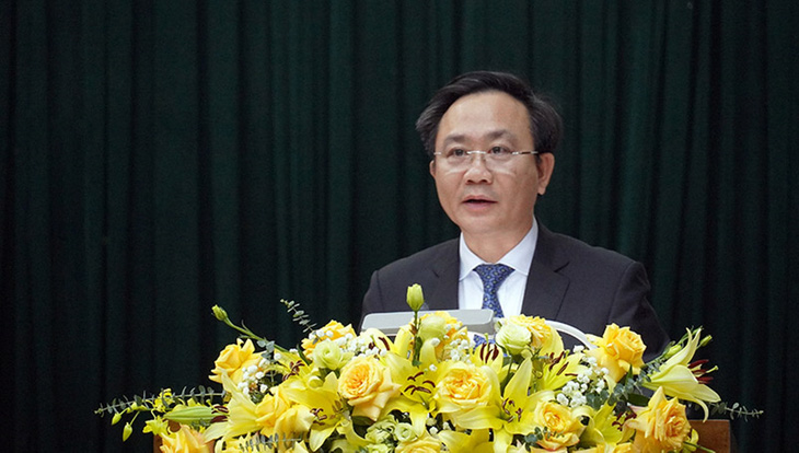 Ông Hoàng Xuân Tân - phó chủ tịch UBND tỉnh Quảng Bình - vừa được bầu - Ảnh: HIẾU LÊ