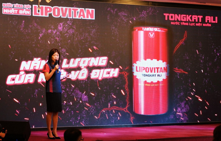 Bà Matsuo Yuki - tổng giám đốc Công ty TNHH Taisho Việt Nam - phát biểu tại sự kiện
