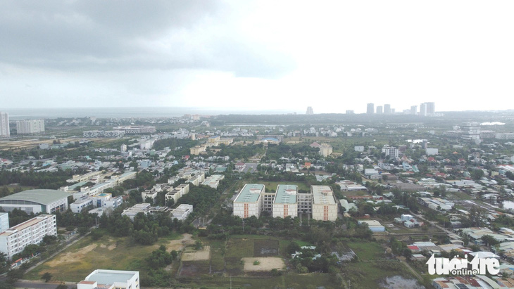 Dự án Làng đại học Đà Nẵng nhìn từ trên cao - Ảnh: ĐOÀN CƯỜNG