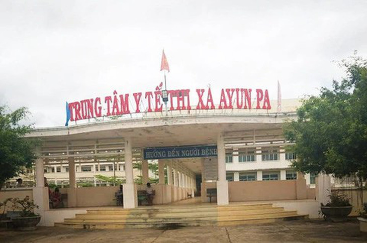 Trung tâm Y tế thị xã Ayun Pa (Gia Lai) nơi xảy ra việc thai nhi 9 tháng tử vong - Ảnh: TTYT Ayun Pa