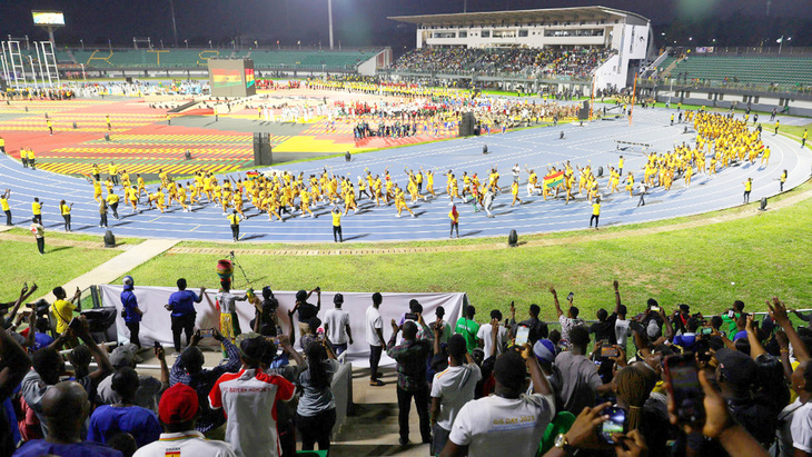 Lần đầu tiên đăng cai Đại hội thể thao châu Phi, Ghana đang bị  chỉ trích vì chi quá nhiều tiền trong bối cảnh kinh tế khủng hoảng - Ảnh: Getty
