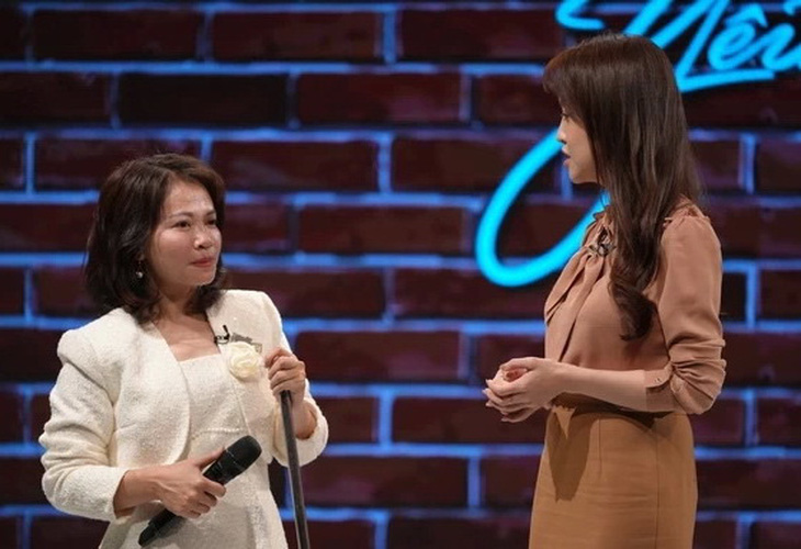 Chị Trần Thị Thuần trong chương trình Trạm yêu thương - Ảnh: BTC