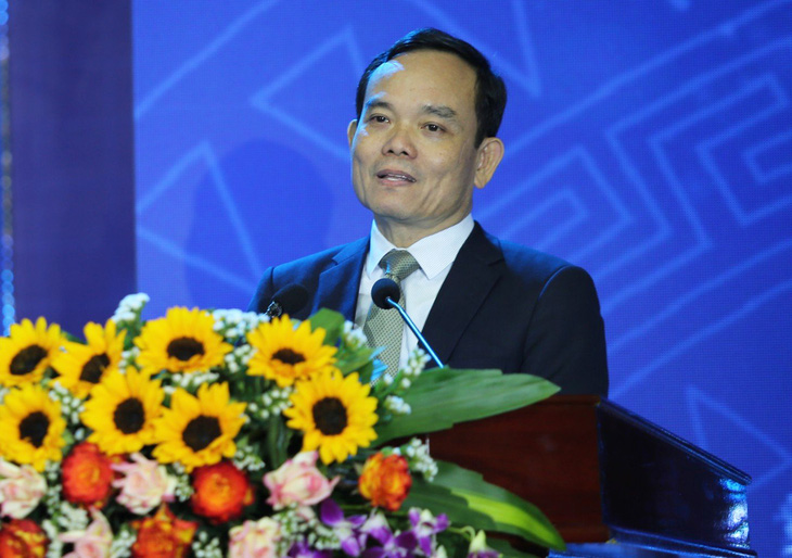 Phó thủ tướng Trần Lưu Quang phát biểu tại hội nghị - Ảnh: LÊ TRUNG