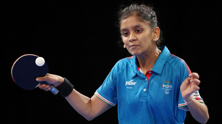Sreeja Akula - một trong những tay vợt nữ tài năng của Ấn Độ hiện nay - Ảnh: Getty