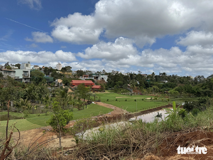 Sân golf thuộc sở hữu của ông Lợi cũng nằm trên phường Tân An, TP Buôn Ma Thuột - Ảnh: TÂM AN