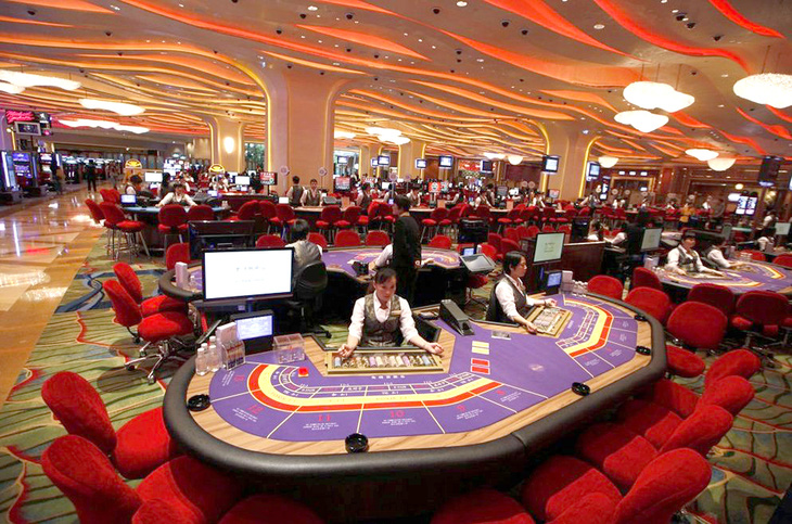 Bên trong casino Phú Quốc - Ảnh: T.T.