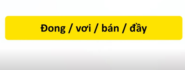 Thử tài tiếng Việt: Sắp xếp các từ sau thành câu có nghĩa (P34)- Ảnh 3.