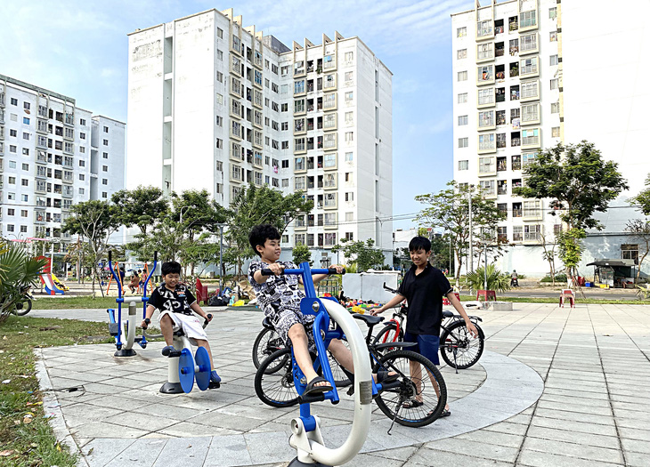 Các khối nhà ở xã hội thuộc sở hữu nhà nước tại quận Cẩm Lệ,  TP Đà Nẵng được bố trí thuê - Ảnh: TRƯỜNG TRUNG