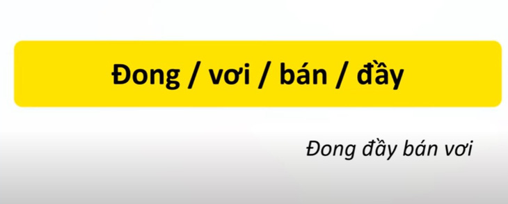 Thử tài tiếng Việt: Sắp xếp các từ sau thành câu có nghĩa (P34)- Ảnh 4.