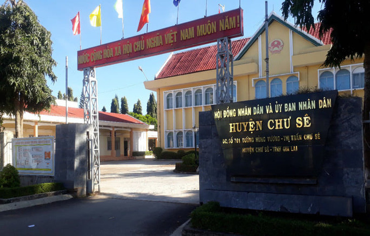 Trụ sở UBND huyện Chư Sê, tỉnh Gia Lai - Ảnh: S.T 