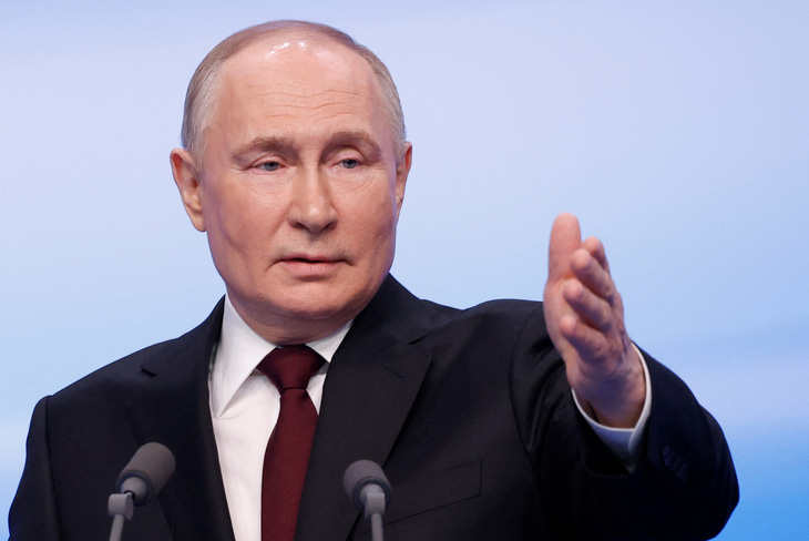 Ông Putin có chiến thắng vang dội nhất từ trước đến nay sau cuộc bầu cử cuối tuần qua - Ảnh: REUTERS