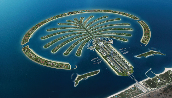 Vinhomes Royal Island sẽ có những trải nghiệm sống không thua kém Palm Jumeirah của Dubai. Ảnh: Đ.H
