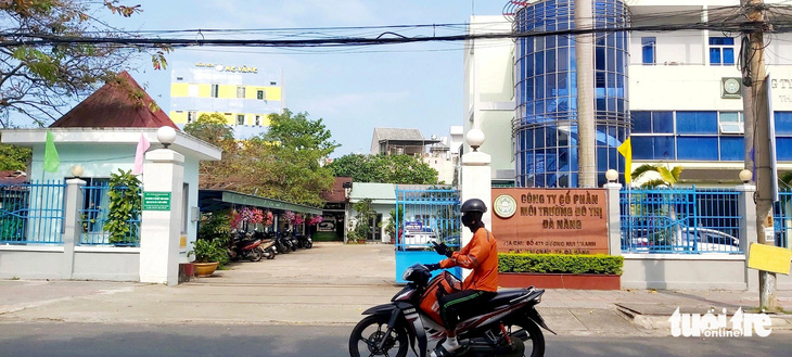 Trụ sở của Công ty CP Môi trường đô thị Đà Nẵng - Ảnh: ĐOÀN CƯỜNG